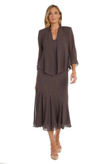 R&M Richards 058260 Long Formal Jacket Dress
