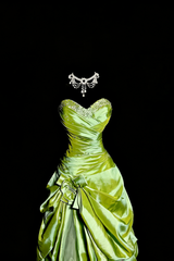 Green Retro Elegant Long Princess Dress, Evening Gown, Ball Gown gh3444