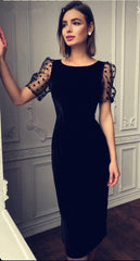 Black Prom Dresses lace Evening Dresses P5181