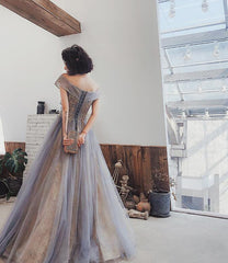 Off Shoulder Long Sweetheart Lace Applique Prom Dress Party Dress, Floor Length Evening Dresses