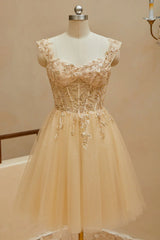Sheep Sweetheart Shoulder Strap Sheep Sticker Beaded Homecoming Dress