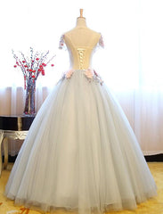 Charming Ball Sweet 16 Dress with Flower, Party Gowns