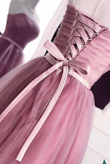 Lovely Tulle Short Party Dress, Handmade Formal Dresses