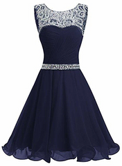 Beautiful Short  Homecoming Dress Featuring Beaded, Short Party Dress