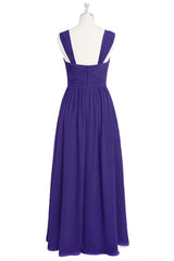 Regency Sweetheart Backless A-Line Long Bridesmaid Dress