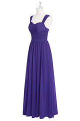 Regency Sweetheart Backless A-Line Long Bridesmaid Dress