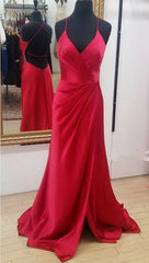 Sexy Simple Long Prom Dress,Charming Evening Dress