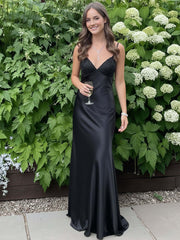 Modest Purple Mermaid Formal Dresses Straps Open Back Party Event Dress