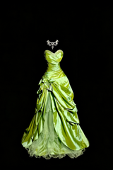 Green Retro Elegant Long Princess Dress, Evening Gown, Ball Gown gh3444