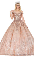 Rose Gold Quinceanera Dress 1515