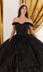 Ladivine 15704 Off-the-Shoulder Quince Ball Gown