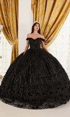 Ladivine 15704 Off-the-Shoulder Quince Ball Gown