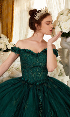 Ladivine 15704 Off-the-Shoulder Quince Ball Gown
