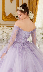 Ladivine 15706 Lilac Purple Quinceañera Dress