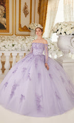 Ladivine 15706 Lilac Purple Quinceañera Dress