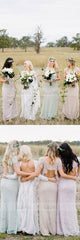 Lace Bridesmaid Dresses Long, Mismatched Bridesmaid Dresses, Lace Bridesmaid Dresses Open Back