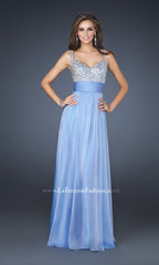 Beaded-Bodice La Femme A-Line Prom Dress 16802