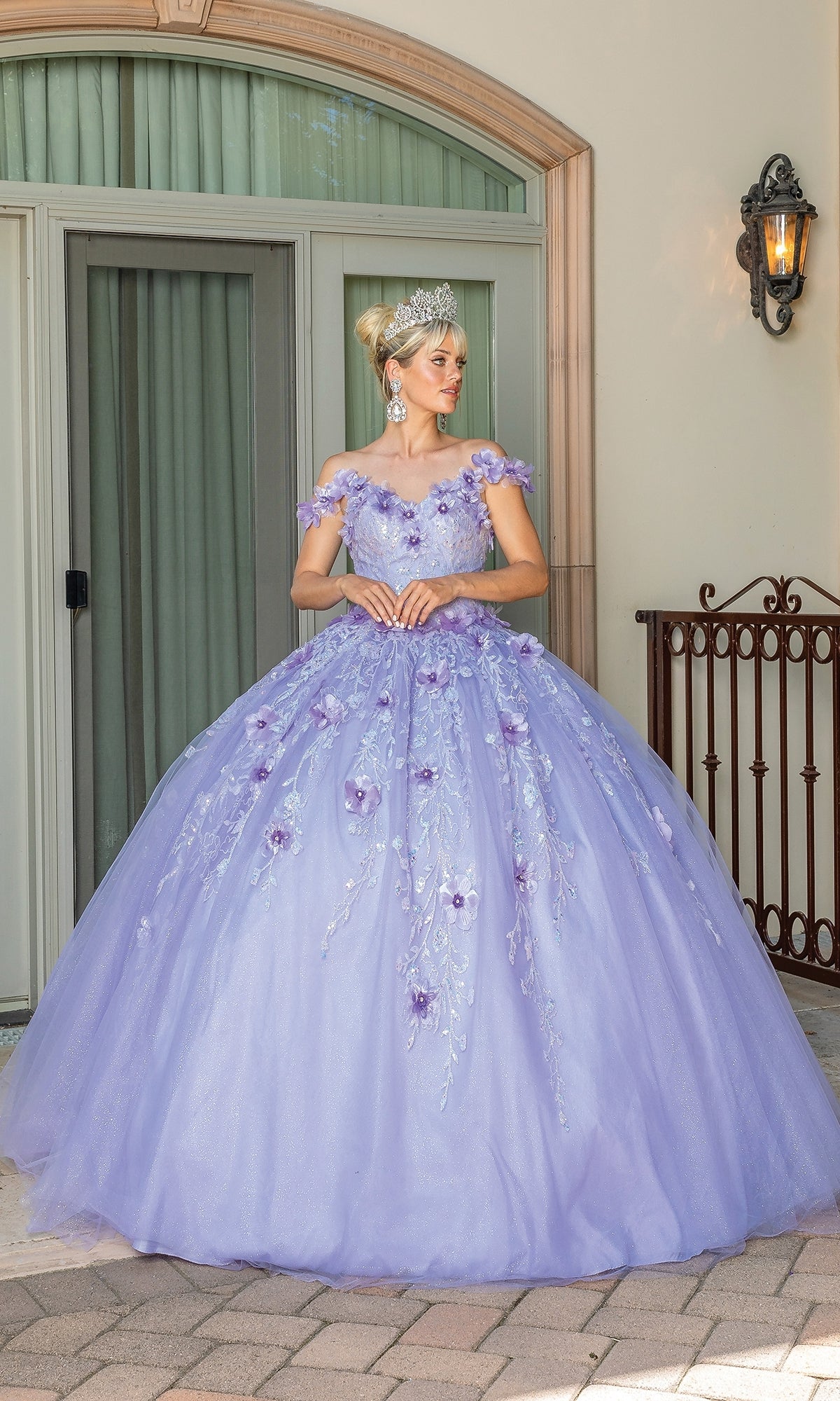 Pastel Purple Quinceanera Dress 1703