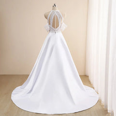 A-Line Wedding Dresses Sexy Illusion O Neck Off Shoulder Button Cut-Out Lace Appliqued New Long Bridal Gowns Custom