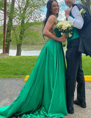 Simple Long Prom Dress,Prom Dresses,Pageant Dress