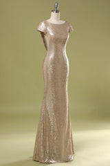 Mermaid Sequins Prom Dress
