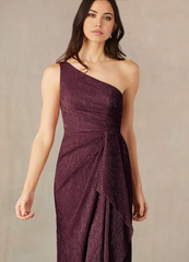 Sheath One Shoulder formal dresses evening dress Mother of the Bride Dresses