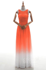 Sheath Floor Length Chiffon Lace Bridesmaid Dress Formal Dresses BD160002