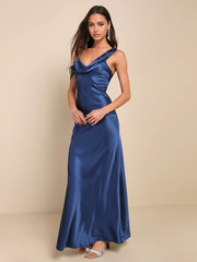 Mermaid Open Back Asymmetrical Wedding formal dresses evening gown Party Dresses Bridesmaid Dress