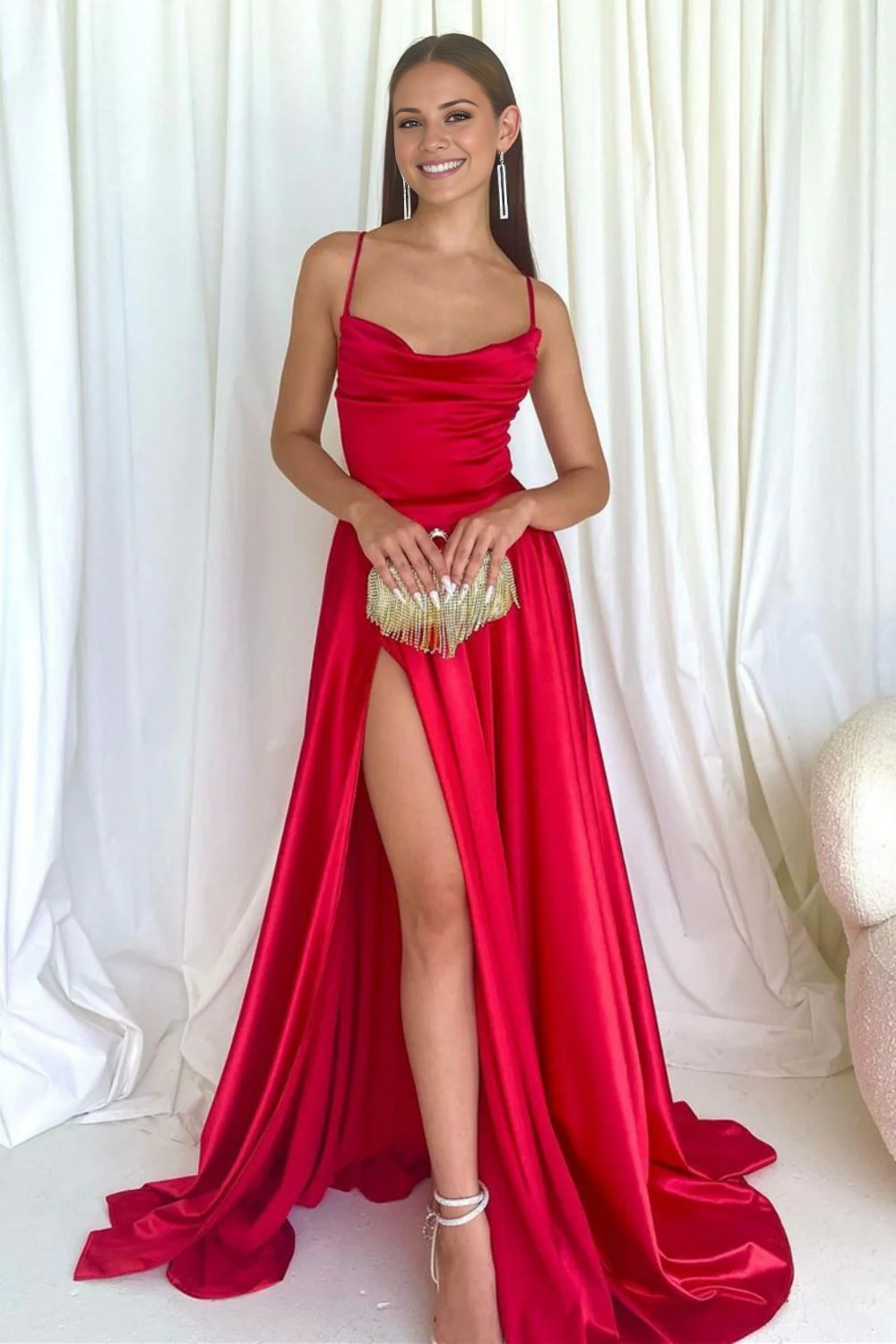 Jimiss Fashion Mermaid Sweetheart Purple Red Long Prom Dress