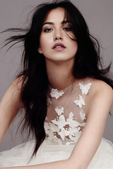 A-line Butterfly Scoop Appliques Tulle Ivory Bridal Gown Wedding Dresses