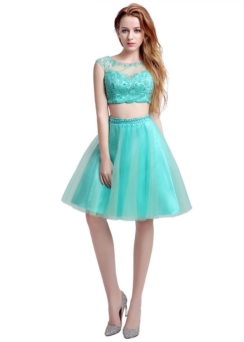 Delicate Homecoming Dress With Beadings