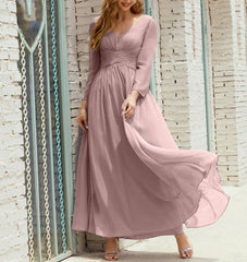 Bridesmaid Dress Chiffon Formal Party Dress Evening Dress