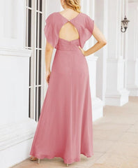Bridesmaid Dresses Cape Formal Prom Dress Open Back Gowns for Mother of The Bride