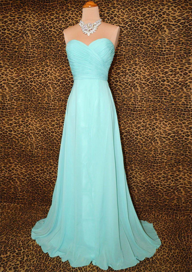 Bruidsmeisje jurk blauwe prom jurken, chiffon prom jurk eenvoudige bruidsmeisje jurk, avondjurken, herfst trouwjurken