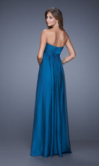 Empire-Waist La Femme Strapless Prom Dress 20625