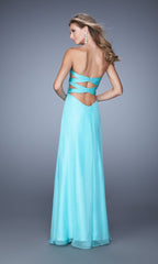 La Femme Plunging-Sweetheart Prom Dress 20930