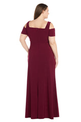 Nightway Plus Size Long Formal Dress 21519W