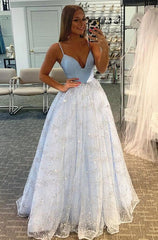Sparkly Long Prom Dresses,Evening Dresses,Charming Dance Dress