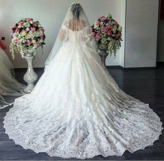 Princess Style Wedding Dress 2019 Off The Shoulder Straps, Bridal Gown