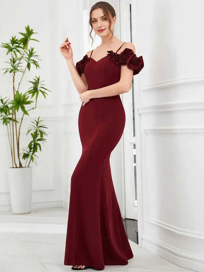 Sweetheart Neck Backless Floor Length  Evening Dresses Bridesmaid Dresses