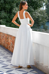 Ruffle Cross V-neck Dress