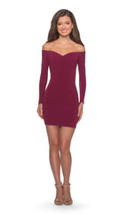 Short Party Dress By La Femme 28212