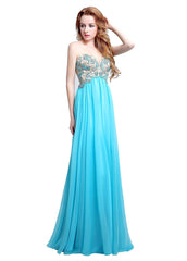 Chic Prom Dress With Beadings