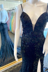 Stunning Lavender Sequins Mermaid Long Formal Dress