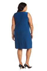 R&M Richards 3221W Plus Size Short Jacket Dress