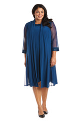 R&M Richards 3221W Plus Size Short Jacket Dress
