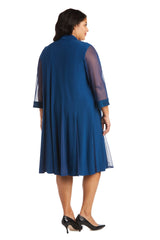 R&M Richards 3221W Plus Size Short Jacket Dress