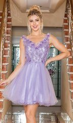 Sleeveless Short Prom Dress 3297