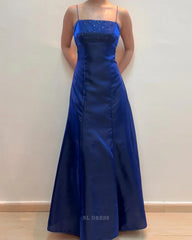 A Line Spaghetti Straps formal dresses Bridesmaid Dresses evening gown Prom Dress