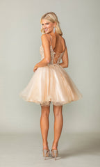Short Pastel Homecoming Dress 3341